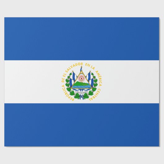 Vlag van El Salvador Cadeaupapier (Vlak)