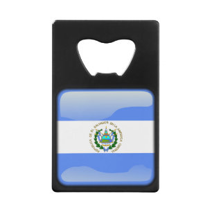 Vlag_van_El_Salvador Creditkaart Flessenopener
