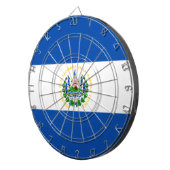 Vlag van El Salvador Dartbord (Voorkant Rechts)