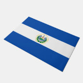Vlag van El Salvador Deurmat (Schuin)