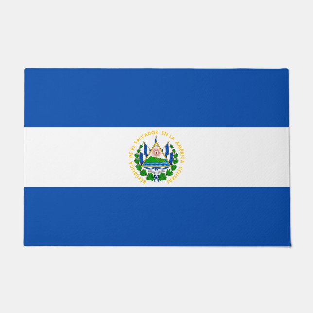 Vlag van El Salvador Deurmat (Voorkant)