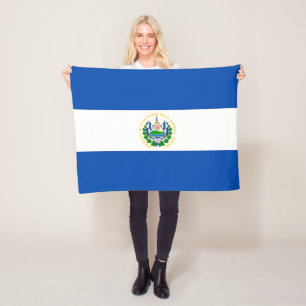 Vlag van El Salvador Fleece Deken