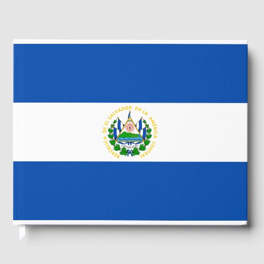 Vlag van El Salvador Gastenboek (Voorkant)