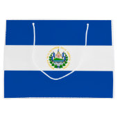 Vlag van El Salvador Groot Cadeauzakje (Voorkant)