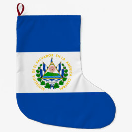Vlag van El Salvador Grote Kerstsok