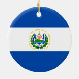 Vlag van El Salvador Keramisch Ornament