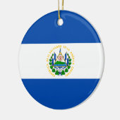 Vlag van El Salvador Keramisch Ornament (Links)
