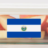 Vlag van El Salvador Labels (Aangebracht)