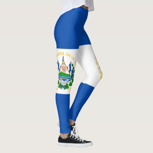 Vlag van El Salvador Leggings (Rechts)