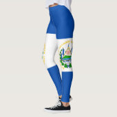 Vlag van El Salvador Leggings (Links)