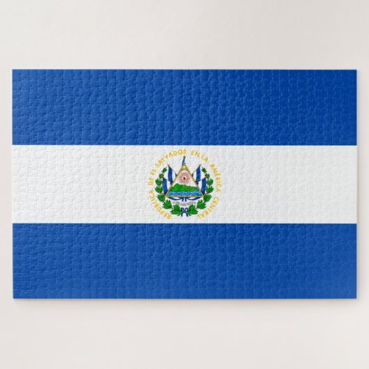 Vlag van El Salvador Legpuzzel (Horizontaal)