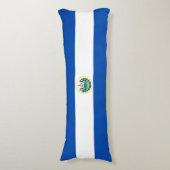 Vlag van El Salvador Lichaamskussen (Voorkant Verticaal)