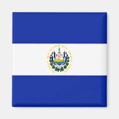 Vlag van El Salvador Magneet (Voorkant)