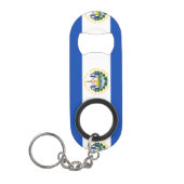 Vlag van El Salvador, nationale wapenstilstand Sleutelhanger Flessenopener (Voorkant)