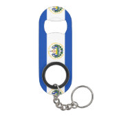 Vlag van El Salvador, nationale wapenstilstand Sleutelhanger Flessenopener (Achterkant)