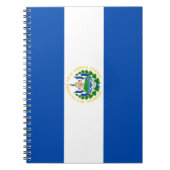 Vlag van El Salvador Notitieboek (Voorkant)