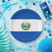 Vlag van El Salvador Papieren Bordje (Feest)