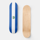 Vlag van El Salvador Persoonlijk Skateboard (Voorkant)