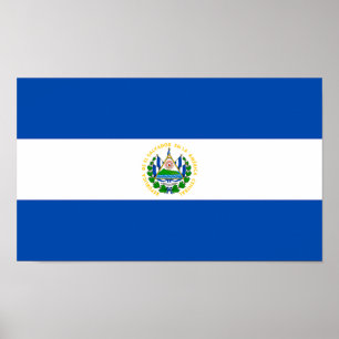 Vlag van El Salvador Poster