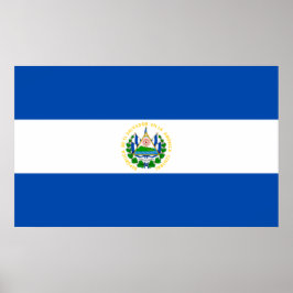 Vlag van El Salvador Poster