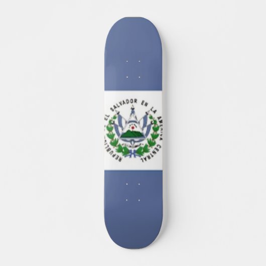 Vlag van El Salvador Skateboard (Voorkant)