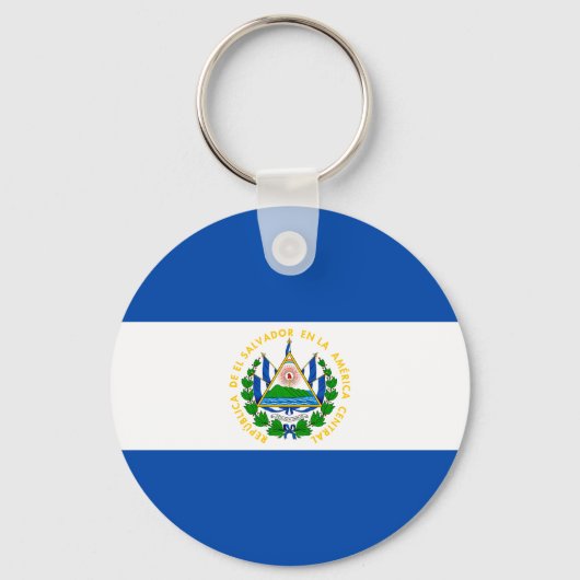 Vlag van El Salvador Sleutelhanger (Voorkant)