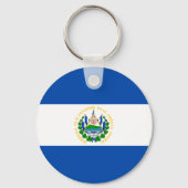 Vlag van El Salvador Sleutelhanger (Achterkant)