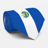 Vlag van El Salvador Stropdas (Opgerold)