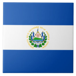 Vlag van El Salvador Tegeltje