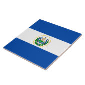 Vlag van El Salvador Tegeltje (Zijkant)