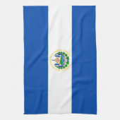 Vlag van El Salvador Theedoek (Verticaal)