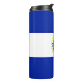 Vlag van El Salvador Thermosbeker (Gedraaid links)