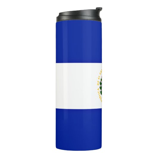 Vlag van El Salvador Thermosbeker (Gedraaid links)