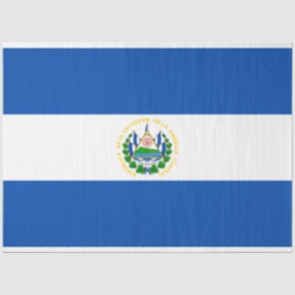 Vlag van El Salvador Tissuepapier