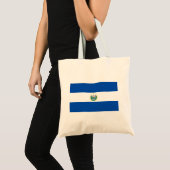 Vlag van El Salvador Tote Bag (Voorkant (product))