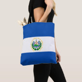 Vlag van El Salvador Tote Bag (Dichtbij)