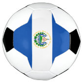 Vlag van El Salvador Voetbal (Gedraaid)