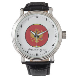Vlag van Elegant Montenegro Watch & Montenegro Horloge