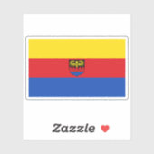 Vlag van Emden, Duitsland Sticker (Vel)