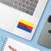 Vlag van Emden, Duitsland Sticker (Laptop met iPhone)