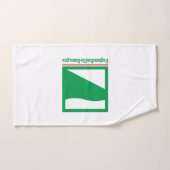 Vlag van Emilia Romagna (Italiaanse regio) Handdoek (Handdoek)