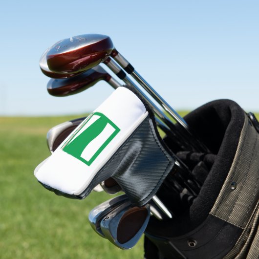 Vlag van Emilia-Romagna (Italië) Golfheadcover (Insitu)