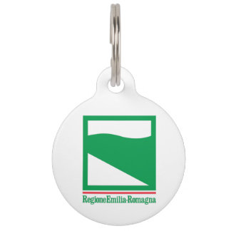 Vlag van Emilia Romagna (regio Italië) Huisdierpenning