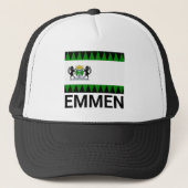 Vlag van Emmen, Nederland Trucker Pet (Voorkant)