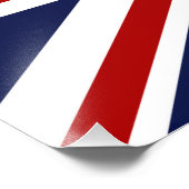 Vlag van Engeland 3 Foto Afdruk (Hoek)