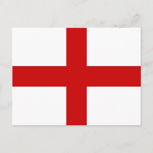 Vlag van Engeland Briefkaart (Voorkant)