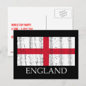 Vlag van Engeland Briefkaart (Voorkant / Achterkant)