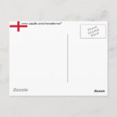 Vlag van Engeland Briefkaart (Achterkant)