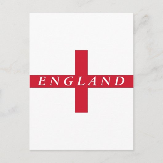 Vlag van Engeland Briefkaart (Voorkant)