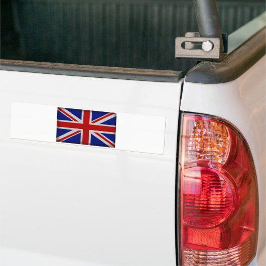 Vlag van Engeland Bumpersticker (Op Truck)